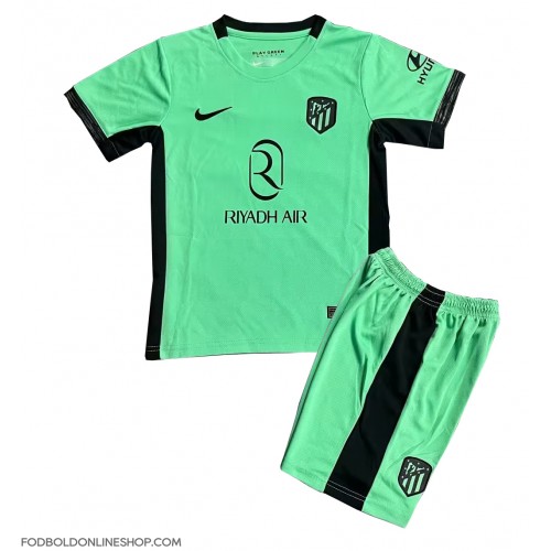 Atletico Madrid Tredje trøje Børn 2023-24 Kortærmet (+ Korte bukser)